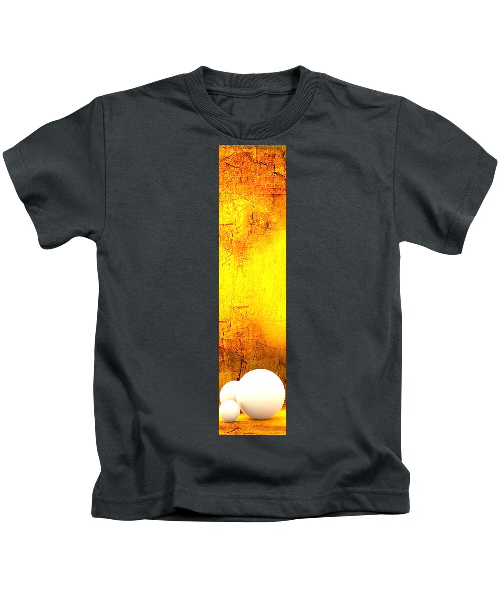 Trust_orange_extender Kids T-Shirt featuring the digital art Trust_Orange_Extender #1 by Williem McWhorter