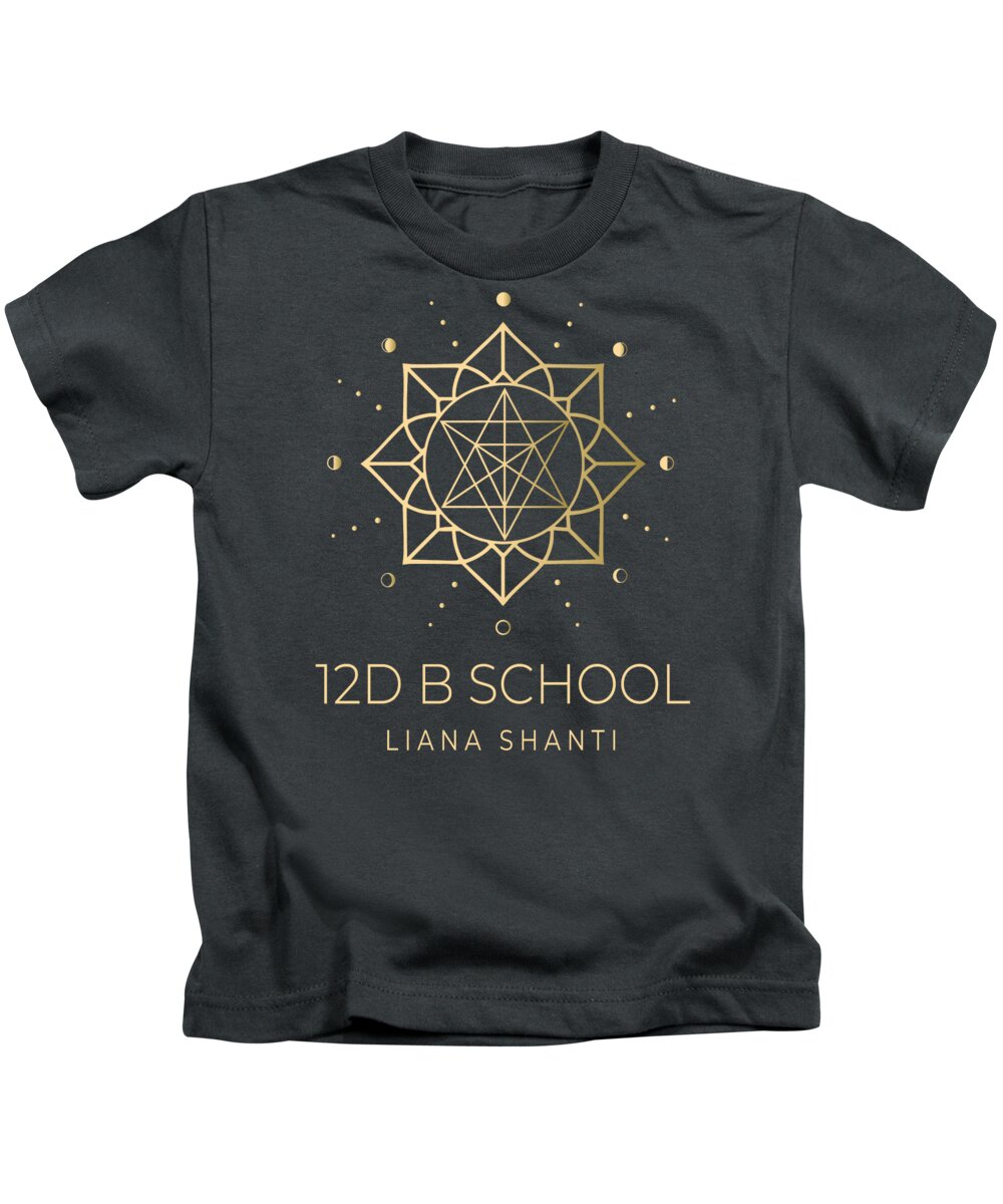 Sacred Geometry Kids T-Shirt featuring the photograph 12D B School by Liana Shanti