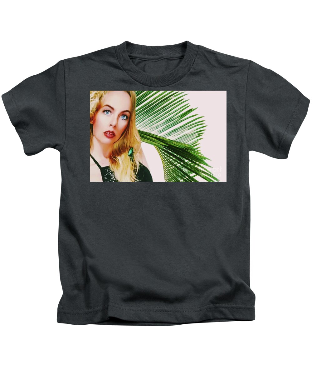  Kids T-Shirt featuring the photograph Portret Actress Yvonne Padmos #18 by Yvonne Padmos