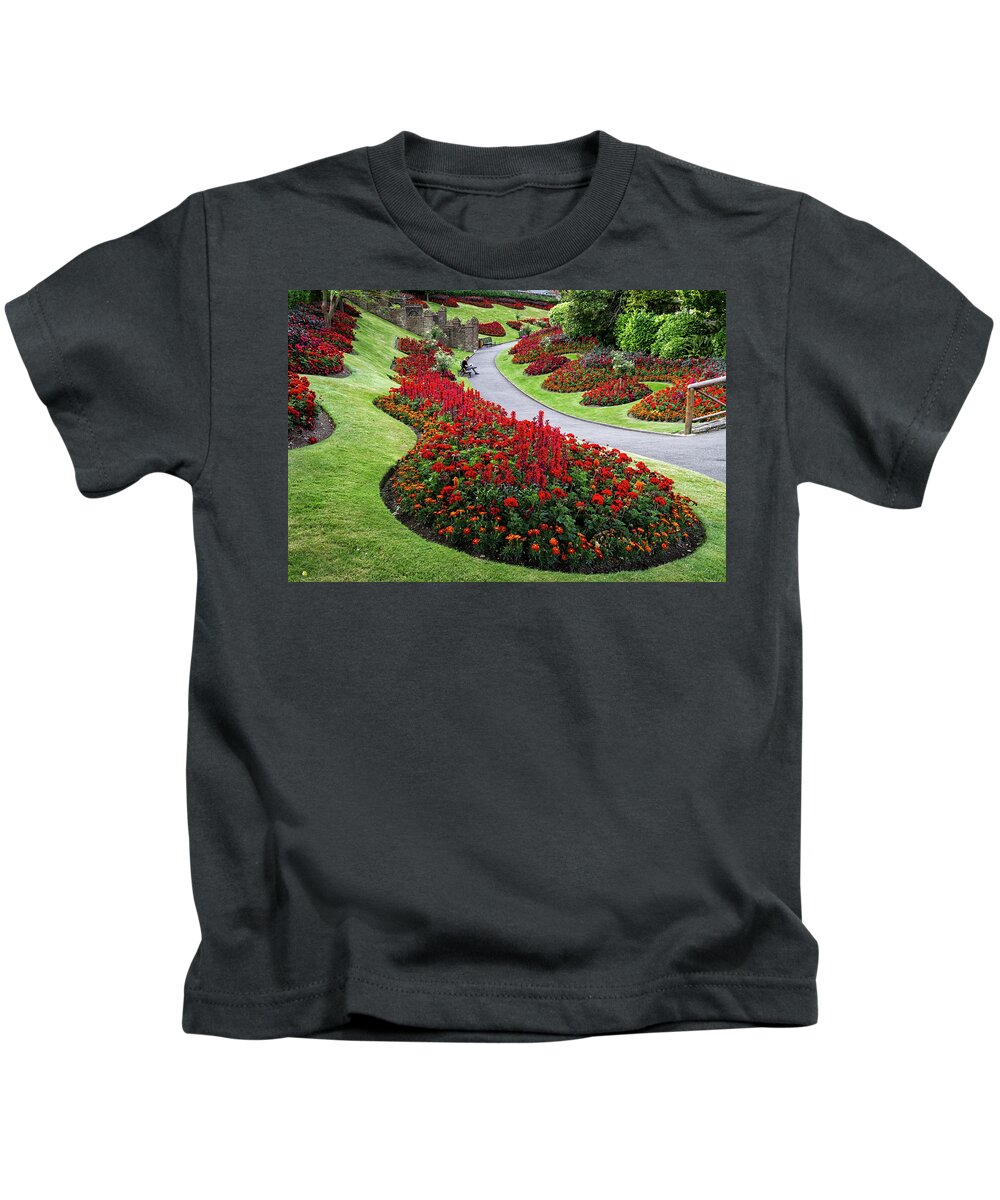 Plant Kids T-Shirt featuring the photograph Red Hot Summer #2 by Shirley Mitchell