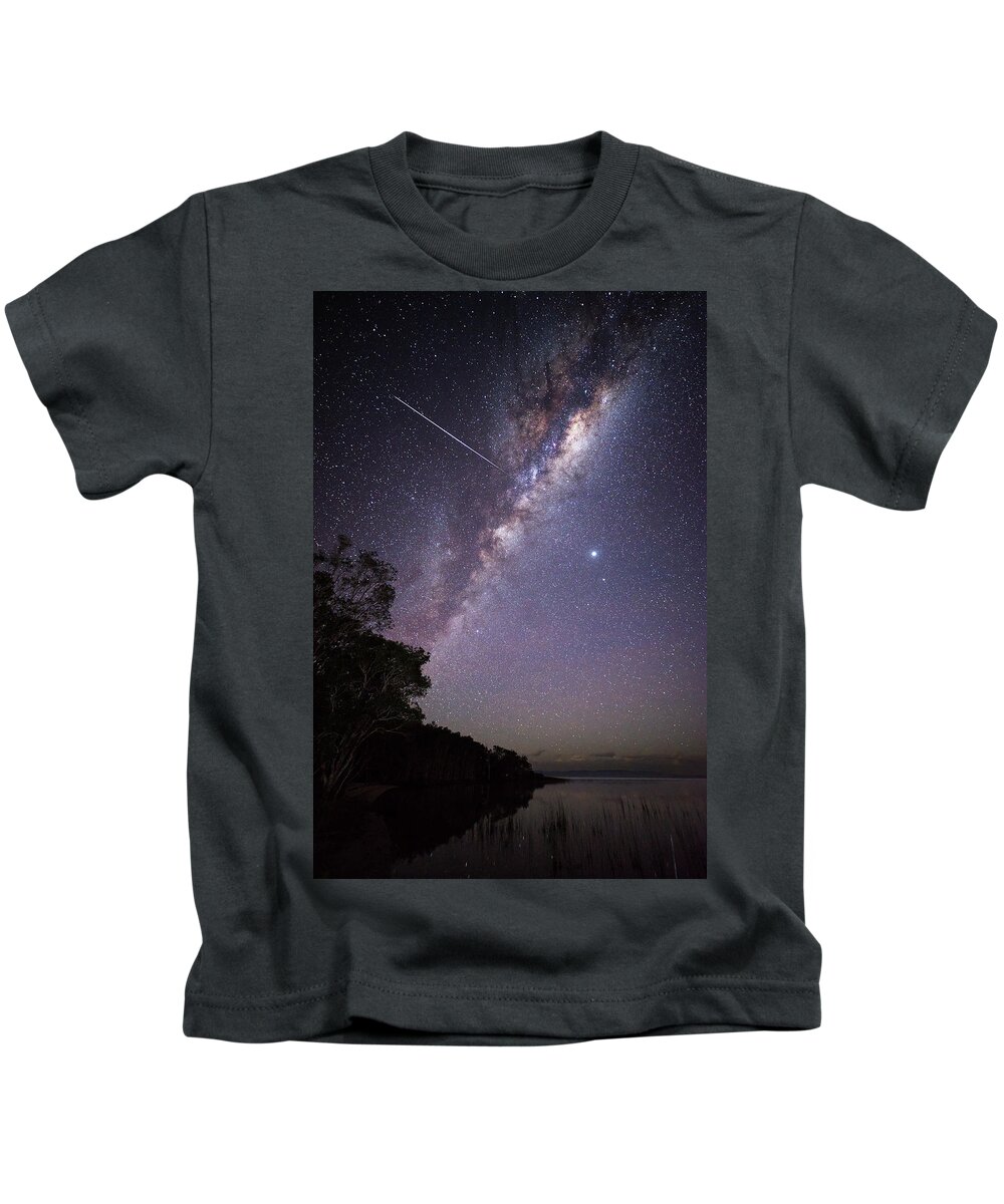 Night Kids T-Shirt featuring the photograph 2006astro1 by Nicolas Lombard