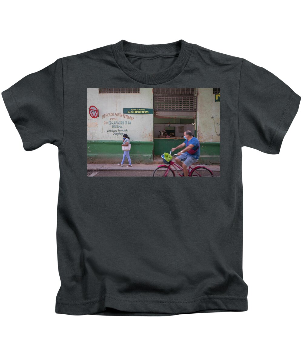 La Habana Kids T-Shirt featuring the photograph La Habana La Habana Province Cuba #24 by Tristan Quevilly