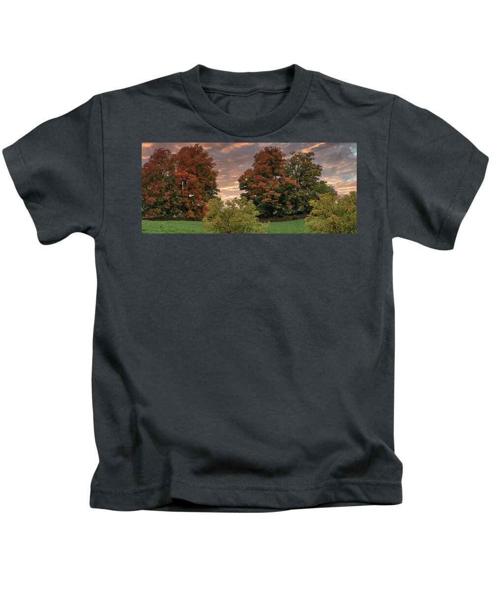 Canada Kids T-Shirt featuring the photograph Fall colors #3 by Nick Mares
