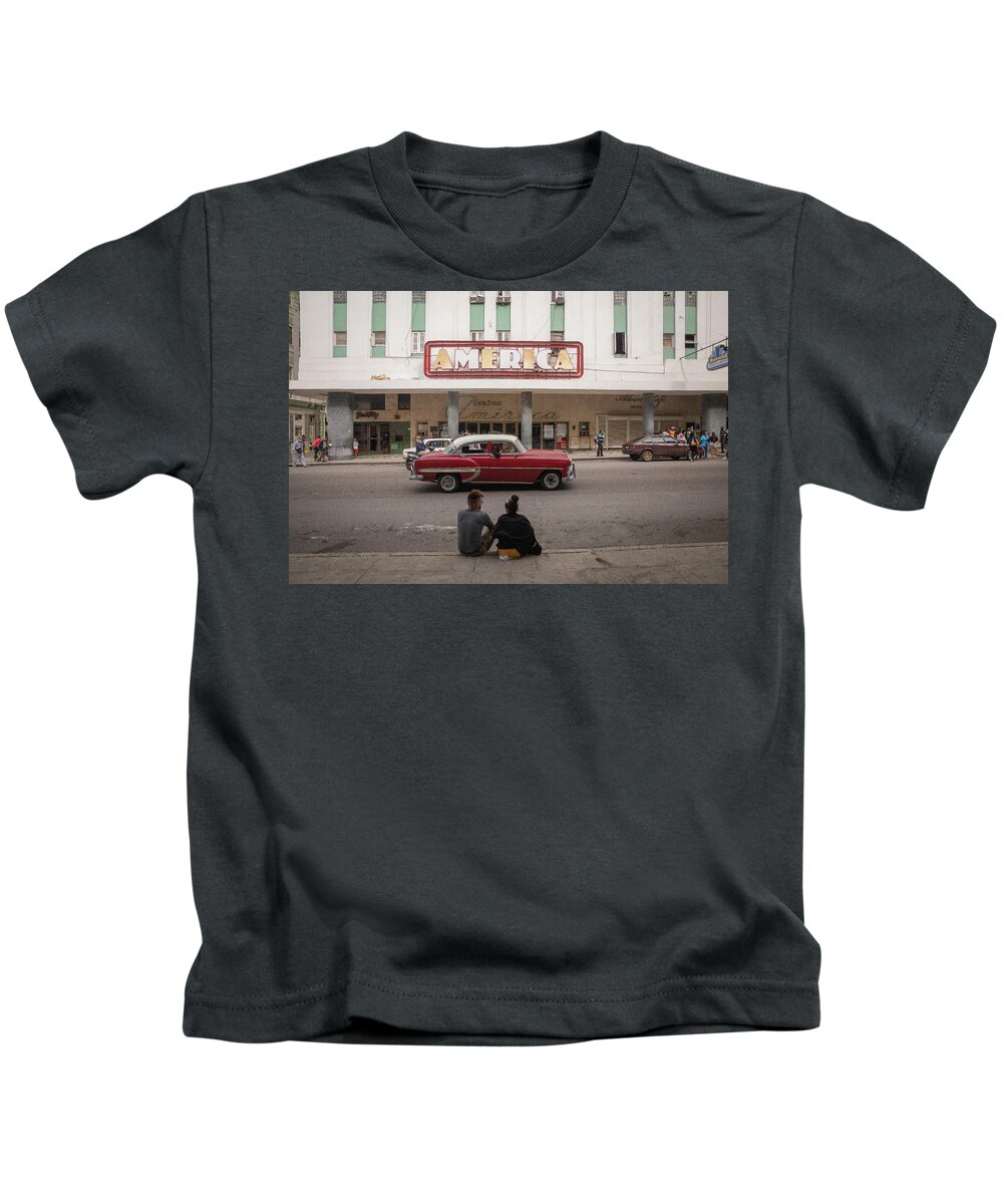 La Habana Kids T-Shirt featuring the photograph La Habana La Habana Province Cuba #63 by Tristan Quevilly