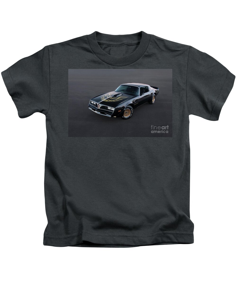 78 Kids T-Shirt featuring the photograph 78 Pontiac Trans Am by Action