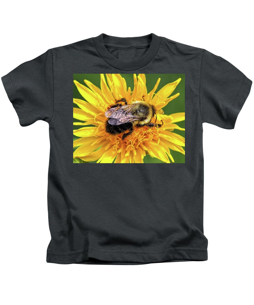 Bee Kids T-Shirt featuring the photograph A Bees Life by Scott Olsen