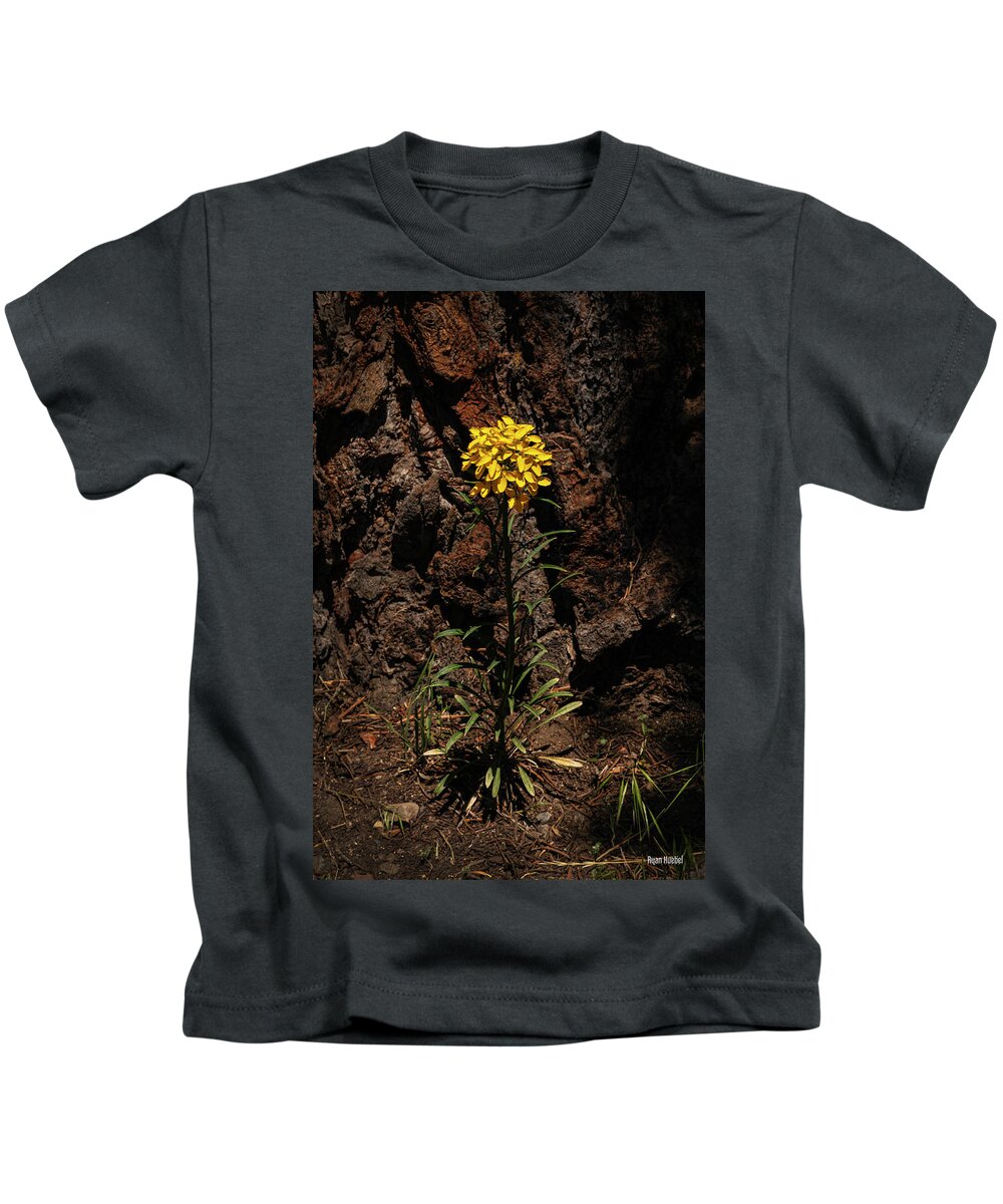 My Wife And I Went On A Hike Around Half Of Fallen Leaf Lake In South Lake Tahoe Kids T-Shirt featuring the photograph A Burst of Color by Ryan Huebel