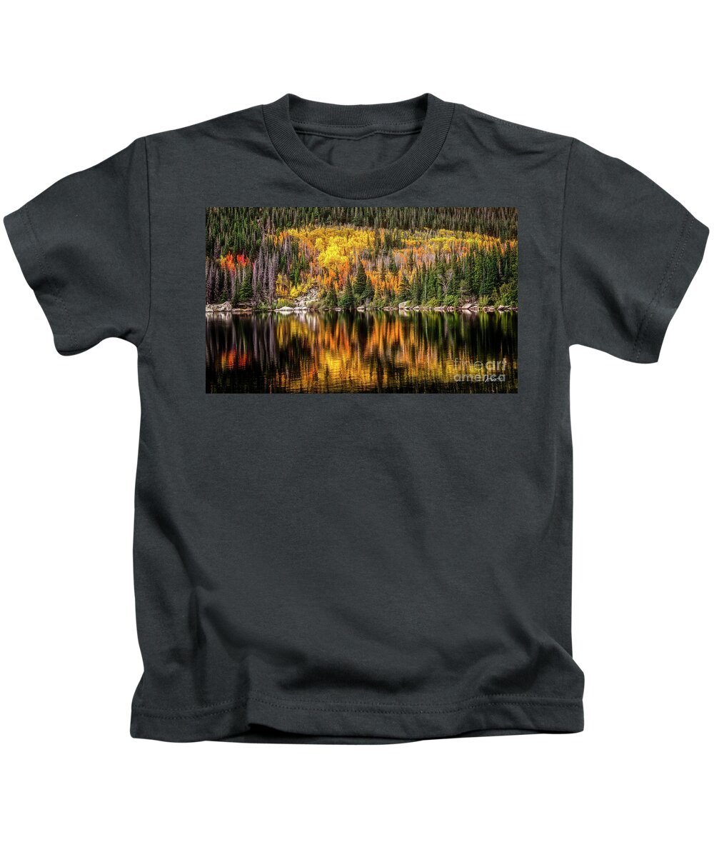 Jon Burch Kids T-Shirt featuring the photograph A Change Of Seasons in Colorado by Jon Burch Photography