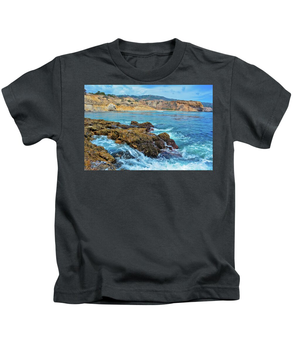 Los Angeles Kids T-Shirt featuring the photograph Abalone Cove Shoreline Park Sacred Cove by Kyle Hanson