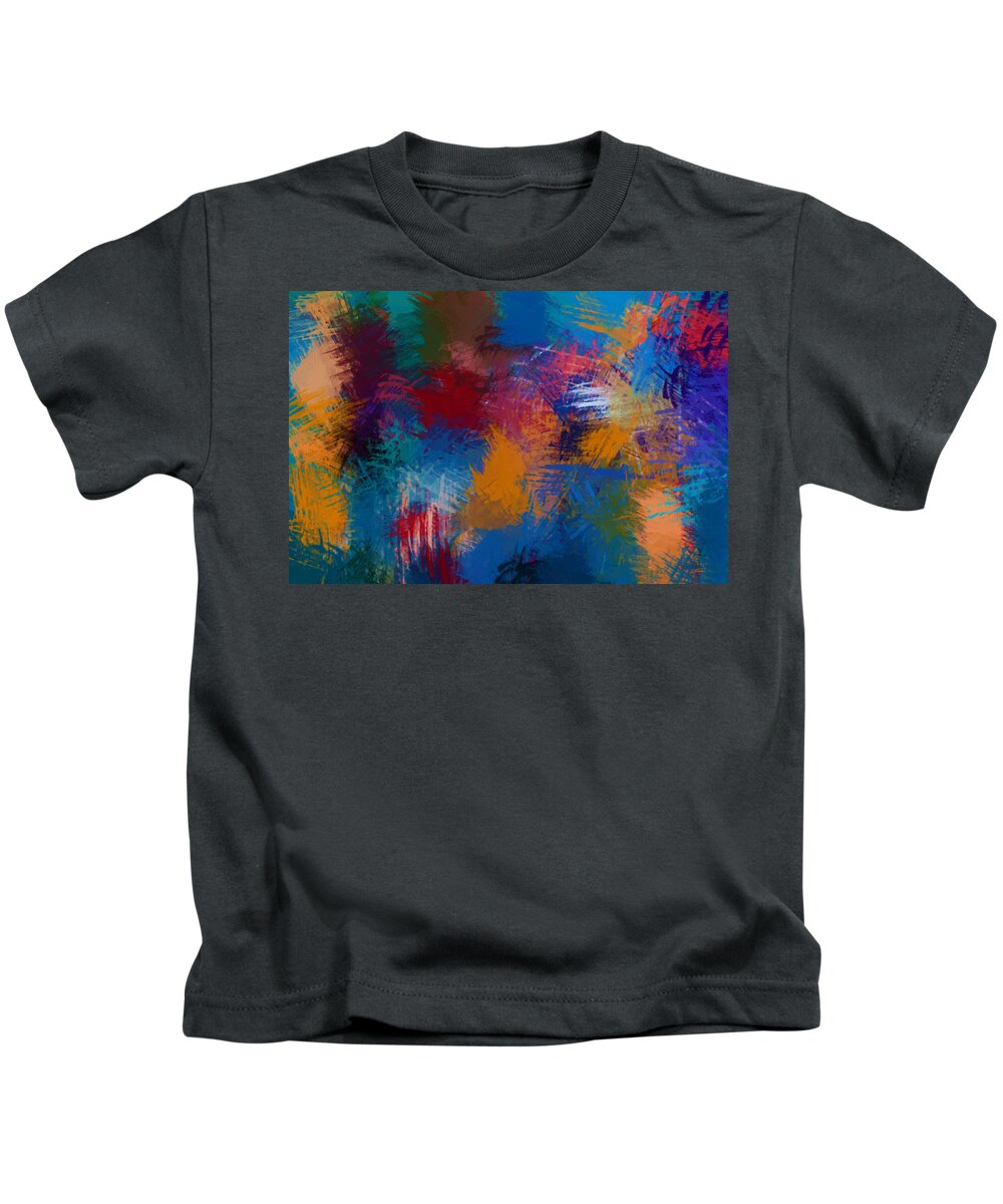 Abstract Kids T-Shirt featuring the painting Abstract - DWP1227991 by Dean Wittle