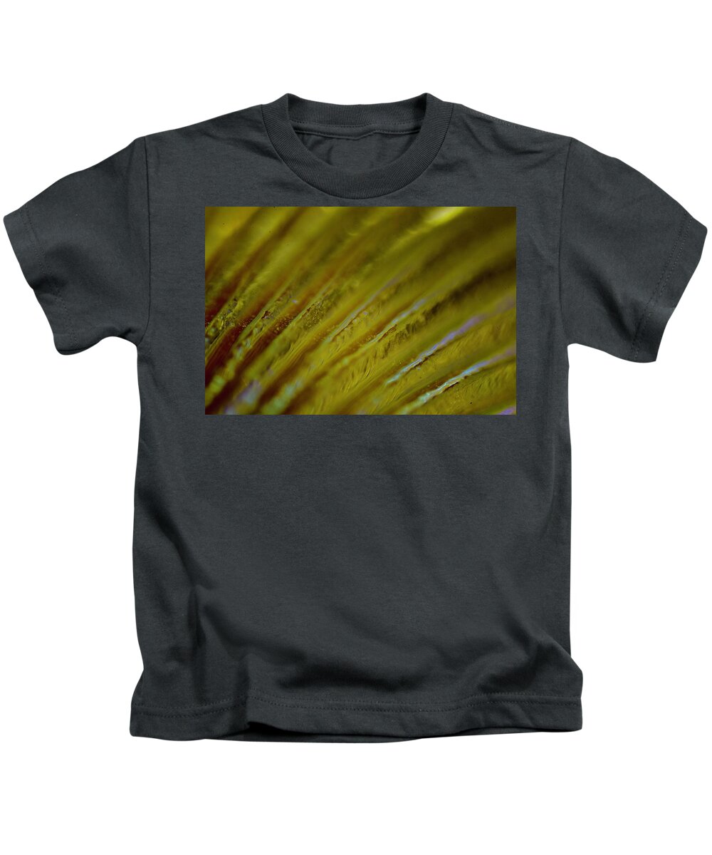 Abstract Kids T-Shirt featuring the photograph Abstract Gold by Neil R Finlay