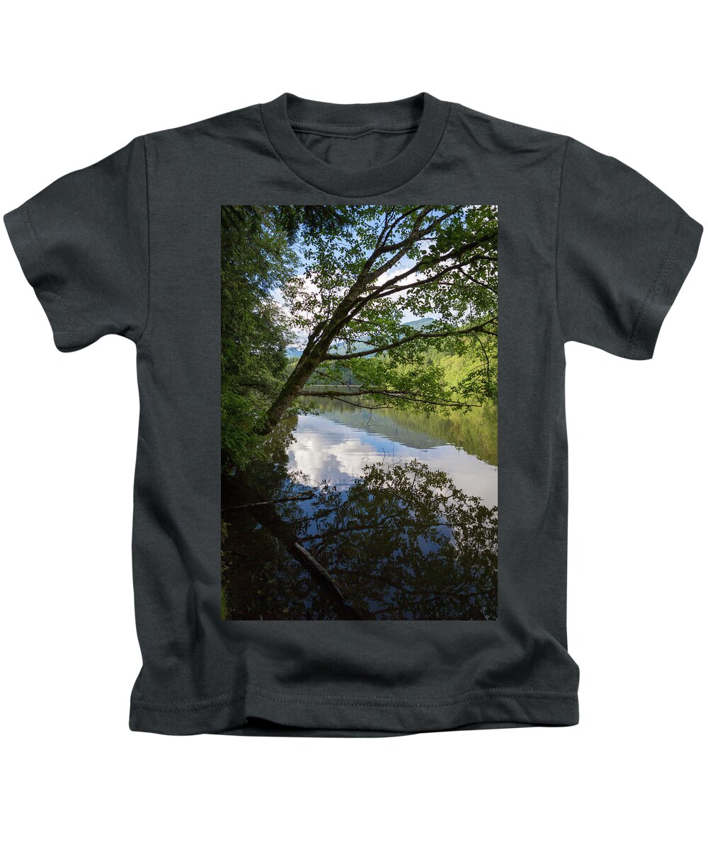 Dv8.ca Kids T-Shirt featuring the photograph Alice Lake Serenity by Jim Whitley
