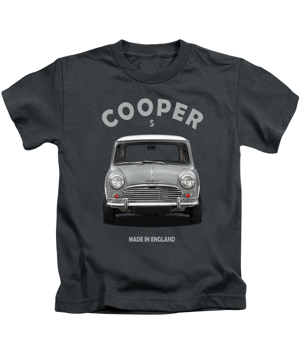 The Classic Mini Cooper Kids T-Shirt by Mark Rogan - Fine Art America