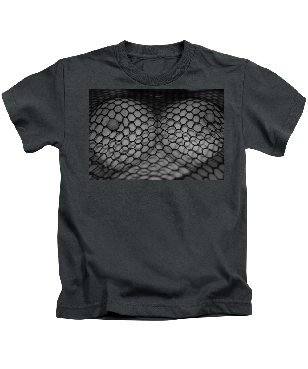 B W Fishnets Kids T-Shirt by Rob Hans - Fine Art America