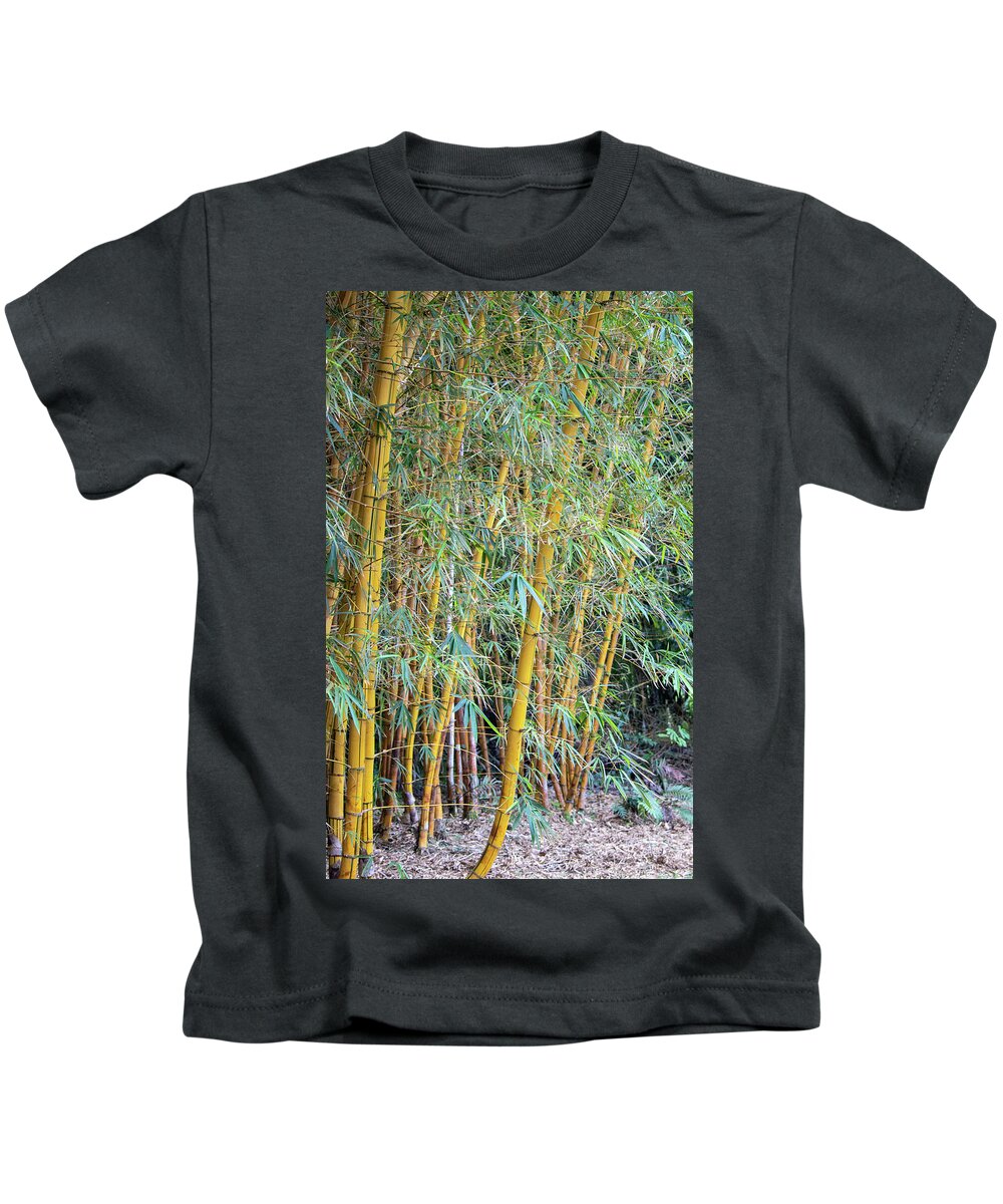 Hawaii Kids T-Shirt featuring the photograph Bamboo Wall by Tony Spencer
