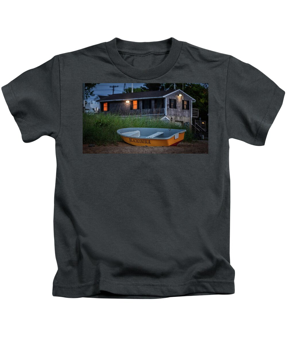 Boat Kids T-Shirt featuring the photograph Beachcomber by Rod Best