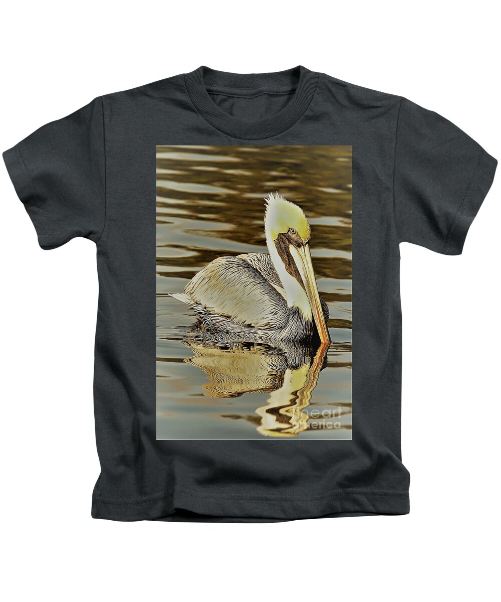 Pelican Kids T-Shirt featuring the photograph Beautiful Browns by Joanne Carey