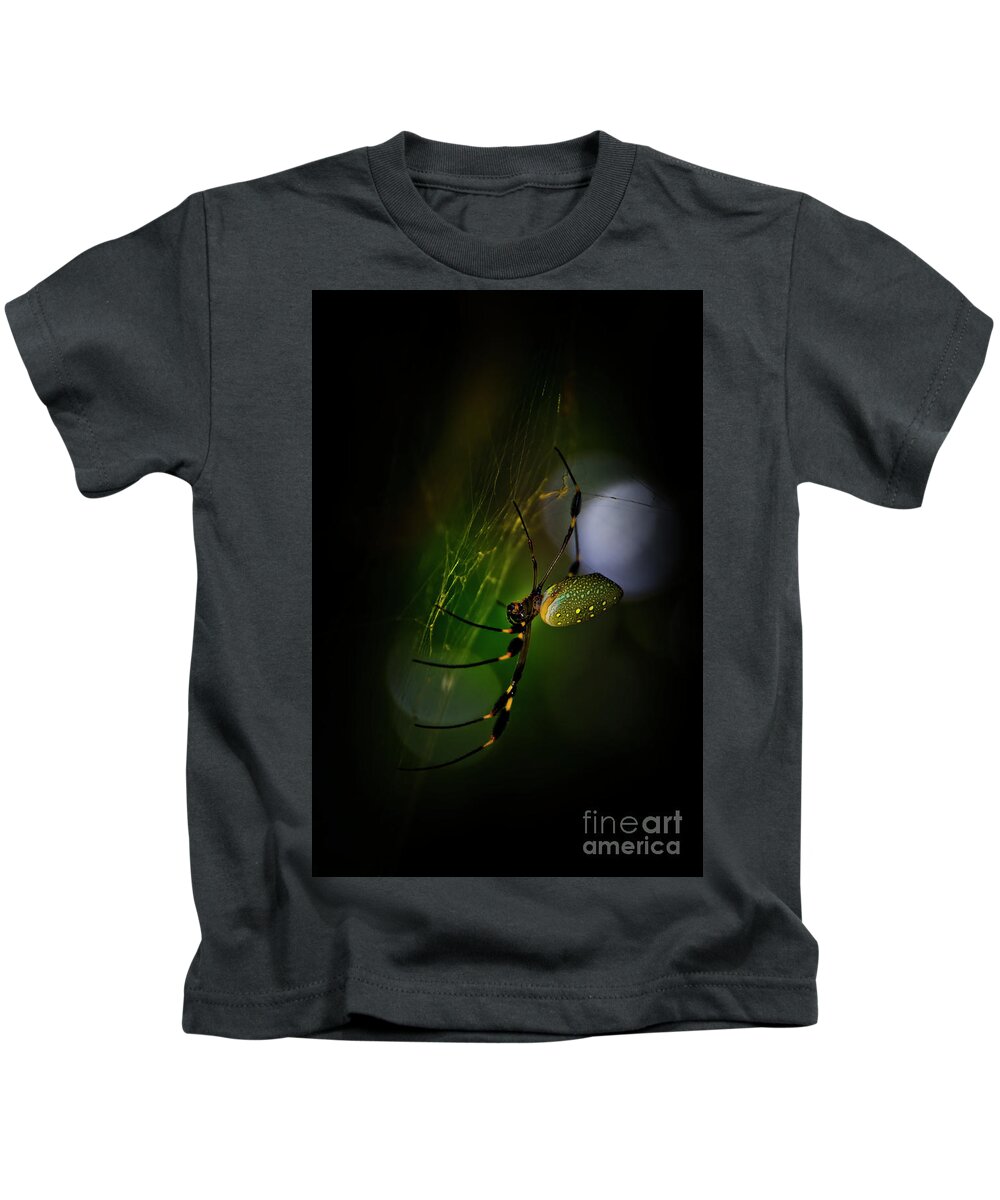2217 Kids T-Shirt featuring the photograph Beauty On The Real Web by Al Bourassa