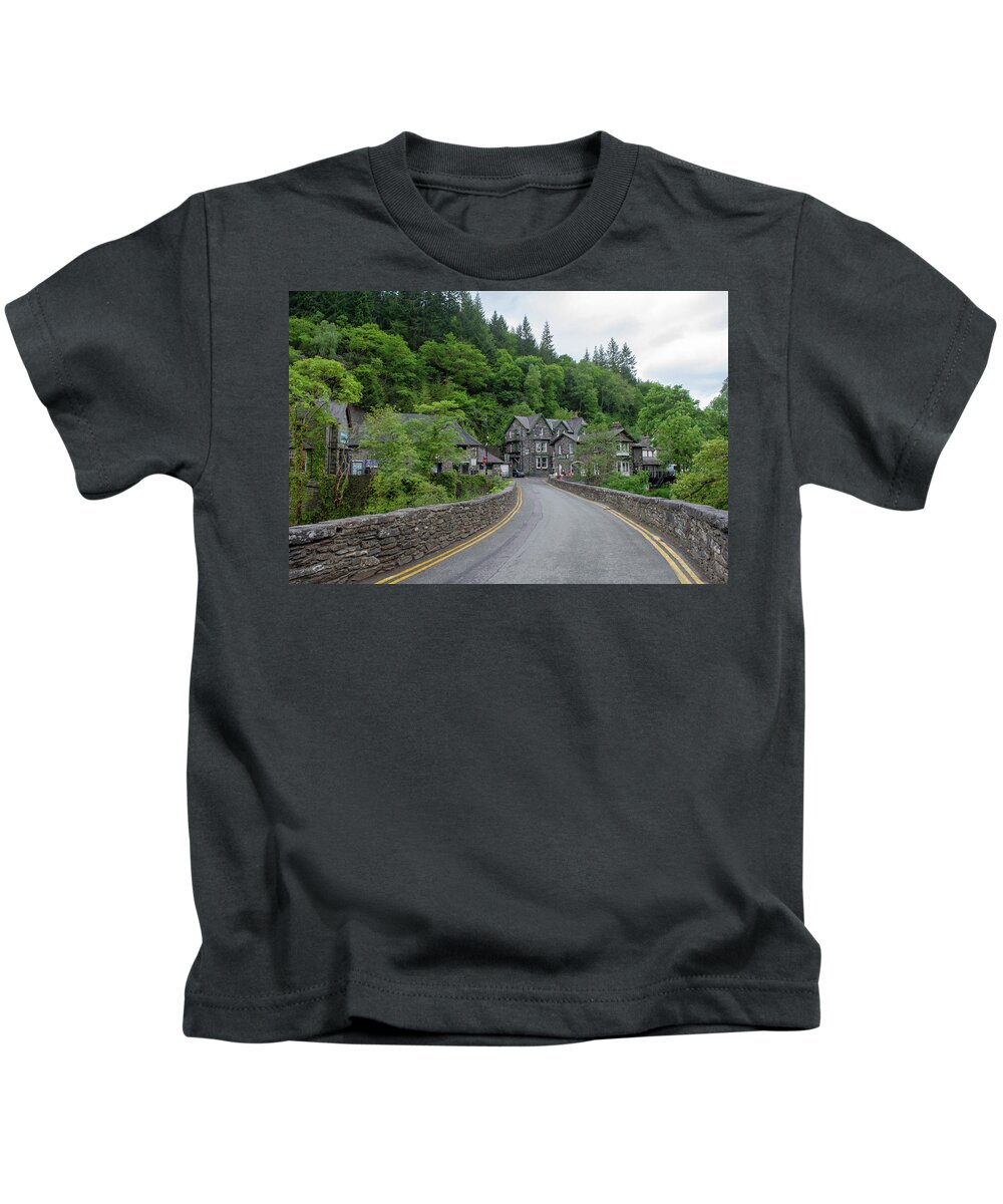 Betws Y Coed Kids T-Shirt featuring the photograph Betws Y Coed by Gareth Parkes
