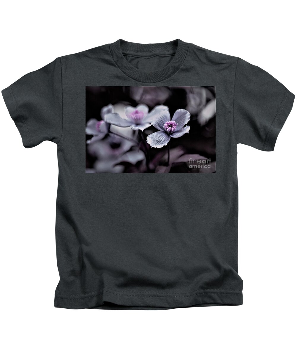 Photography Kids T-Shirt featuring the photograph Blurred Lines by Tracey Lee Cassin