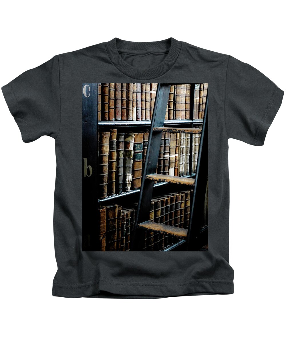 Books Of Knowledge Kids T-Shirt featuring the photograph Books of Knowledge 7 by Lexa Harpell