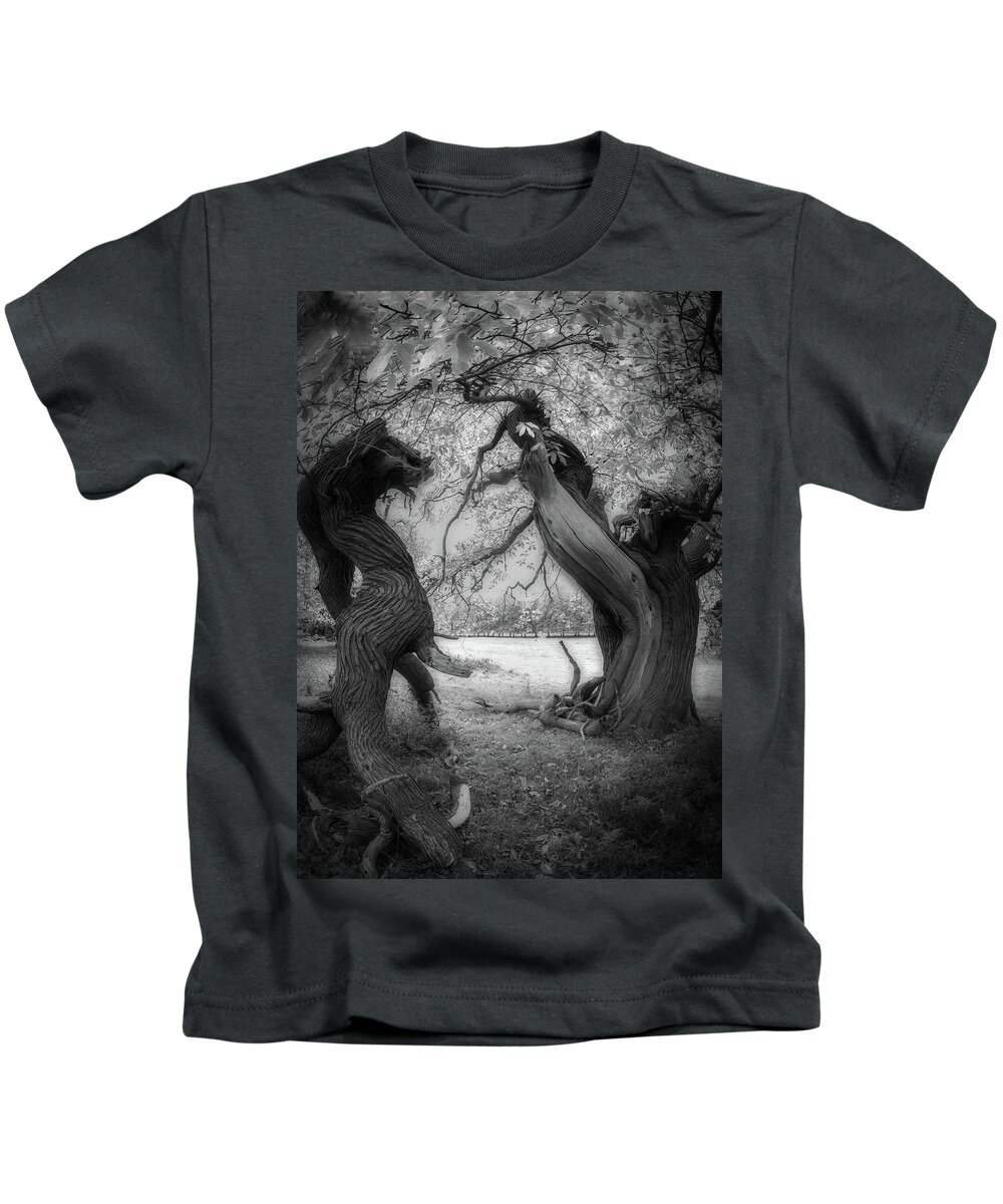 Landscape Kids T-Shirt featuring the photograph Branches by Remigiusz MARCZAK