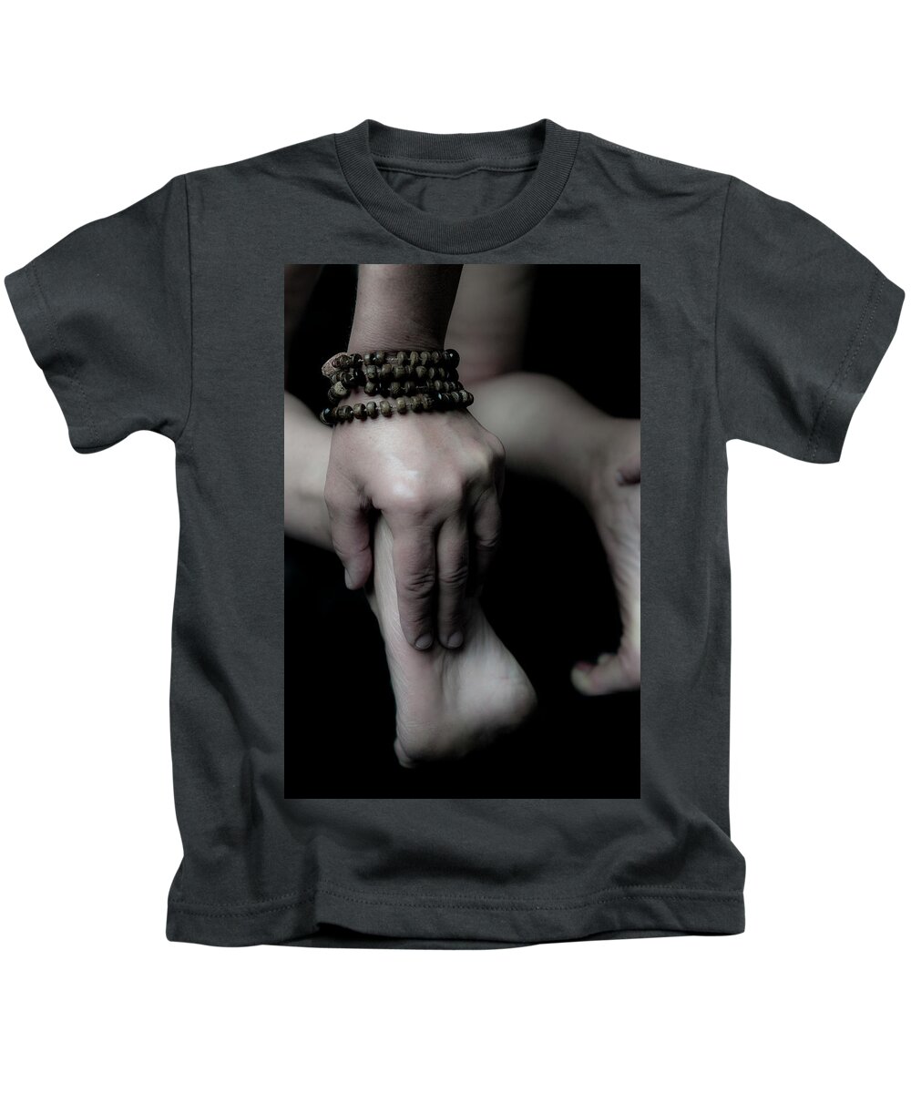 Yoga Kids T-Shirt featuring the photograph Camel by Marian Tagliarino
