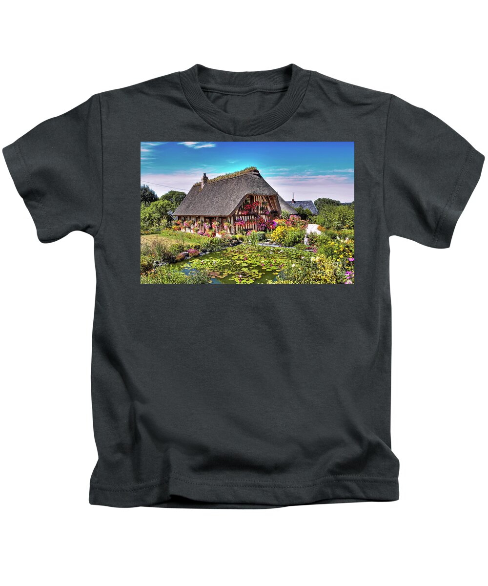 National Park Kids T-Shirt featuring the photograph Chaumiere - Normandy - France by Paolo Signorini