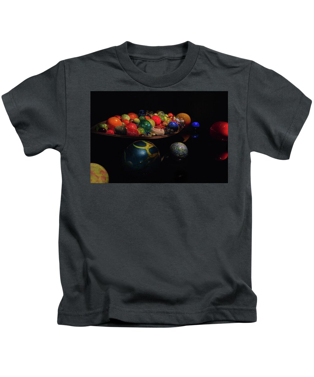 Blownglass Kids T-Shirt featuring the photograph Chihuly Glass No.1 by Vicky Edgerly