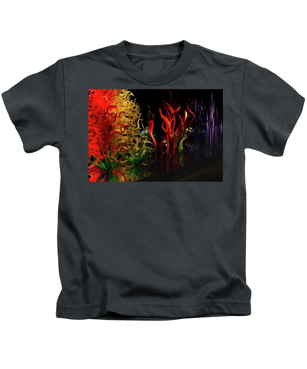 Blownglass Kids T-Shirt featuring the photograph Chihuly Glass No.2 by Vicky Edgerly