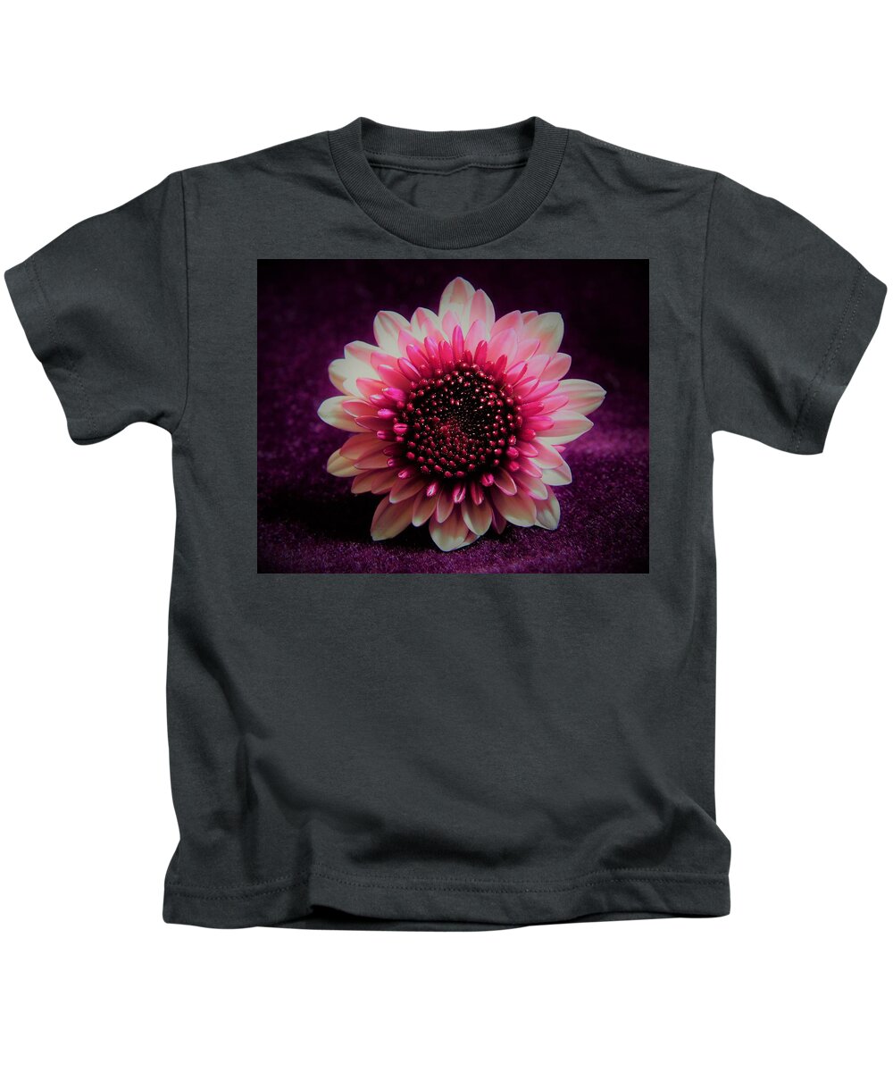 - Chrysanthemum 2 Kids T-Shirt featuring the photograph - Chrysanthemum 2 by THERESA Nye