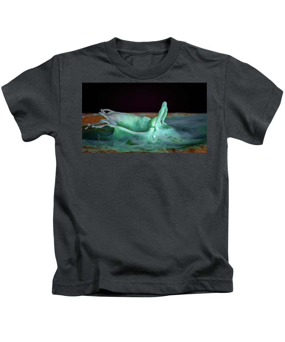 Splash Art Kids T-Shirt featuring the photograph The Mermaid by Michael McKenney