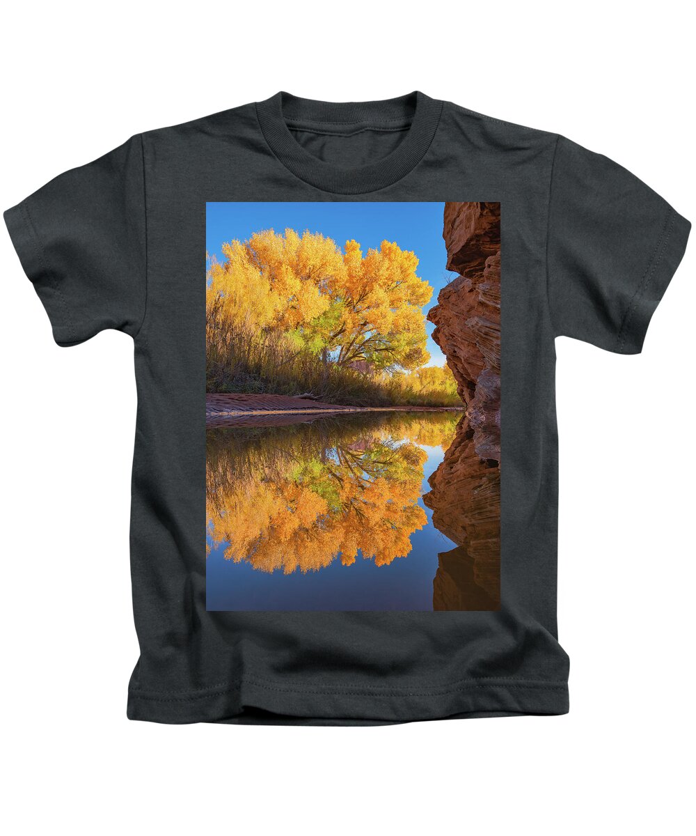 Moab Kids T-Shirt featuring the photograph Colors of the Courthouse by Darren White