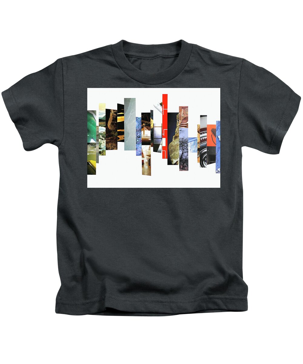 Collage Kids T-Shirt featuring the photograph Crosscut#125 by Robert Glover