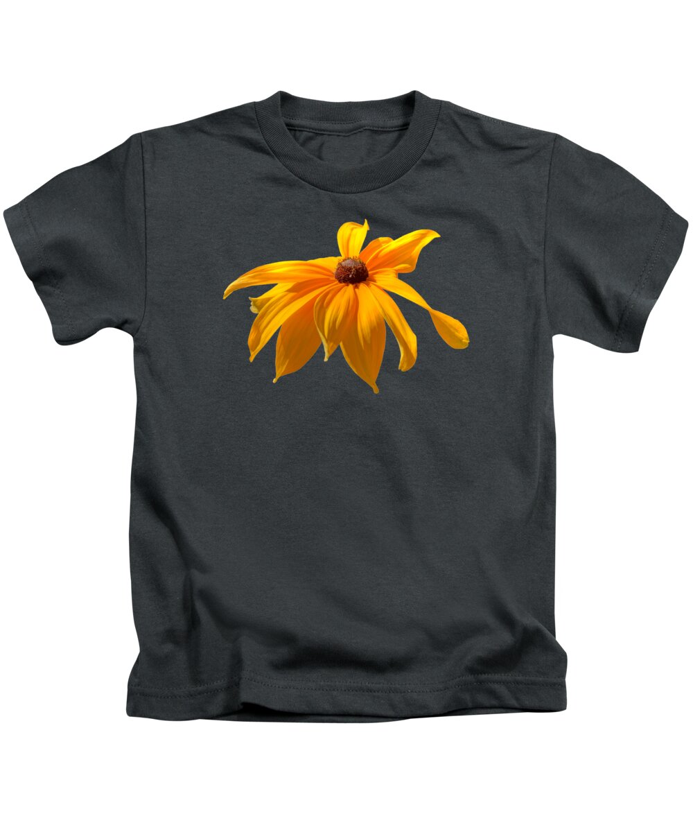 Daisy Kids T-Shirt featuring the photograph Daisy - Flower - Transparent by Nikolyn McDonald