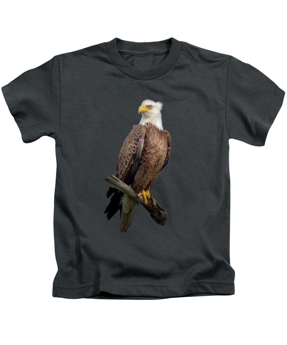 Eagle Kids T-Shirt featuring the photograph Day of the Eagle by Mark Andrew Thomas