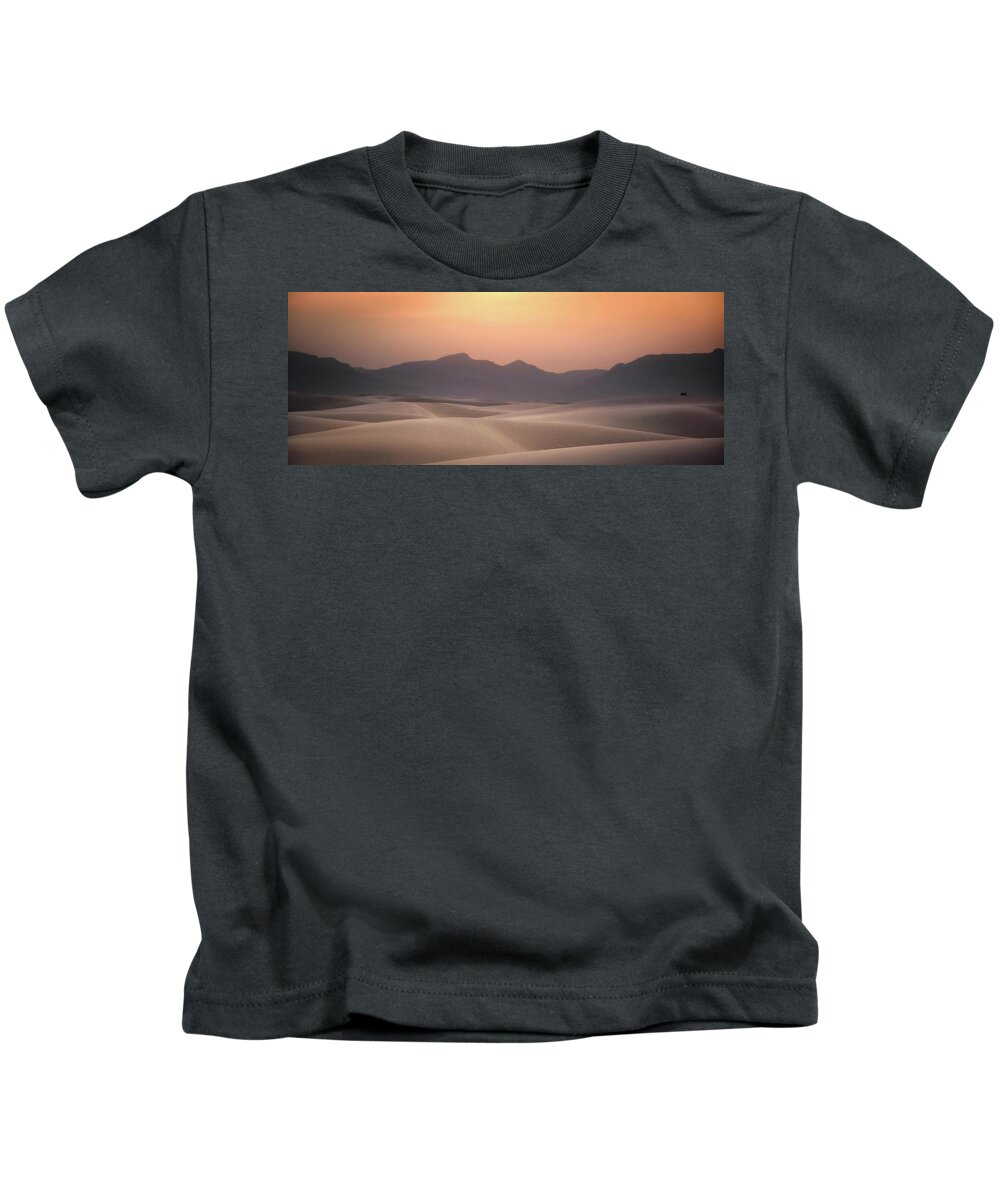 White Sands Kids T-Shirt featuring the photograph Dreamscape - White Sands New Mexico by Rebecca Herranen