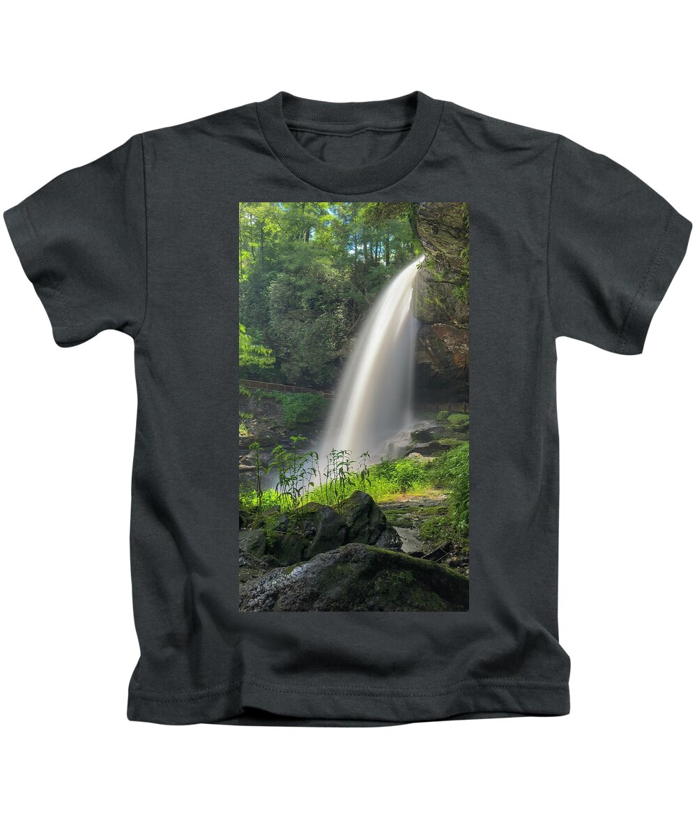 Dry Falls Kids T-Shirt featuring the photograph Dry Falls Not So Dry by Rick Nelson