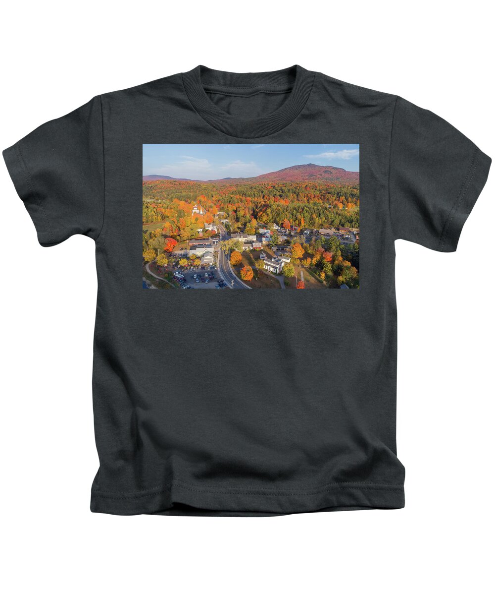 Fall Kids T-Shirt featuring the photograph East Burke, Vermont by John Rowe
