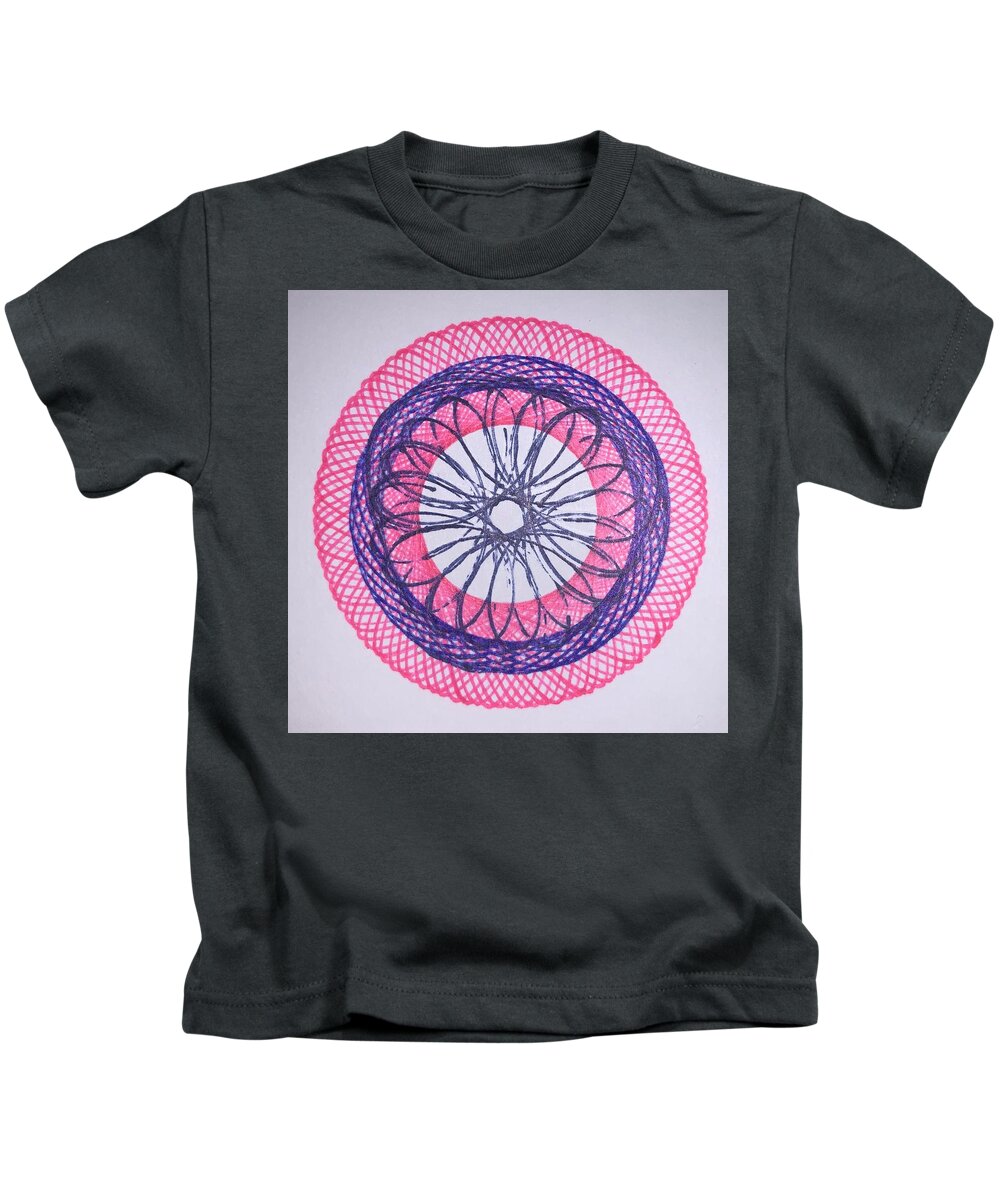 Energy Kids T-Shirt featuring the drawing Energetic Portal #3 by Steve Sommers