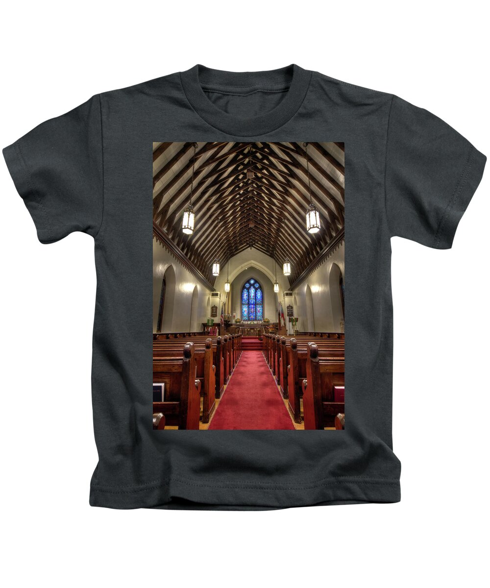 Church Kids T-Shirt featuring the photograph Episcopal Church of the Good Shepherd by Michael Ash
