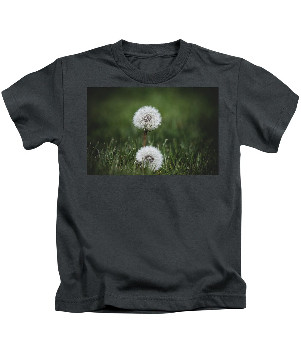 Dandelion Kids T-Shirt featuring the photograph Feathery Tufts by Rose Guinther