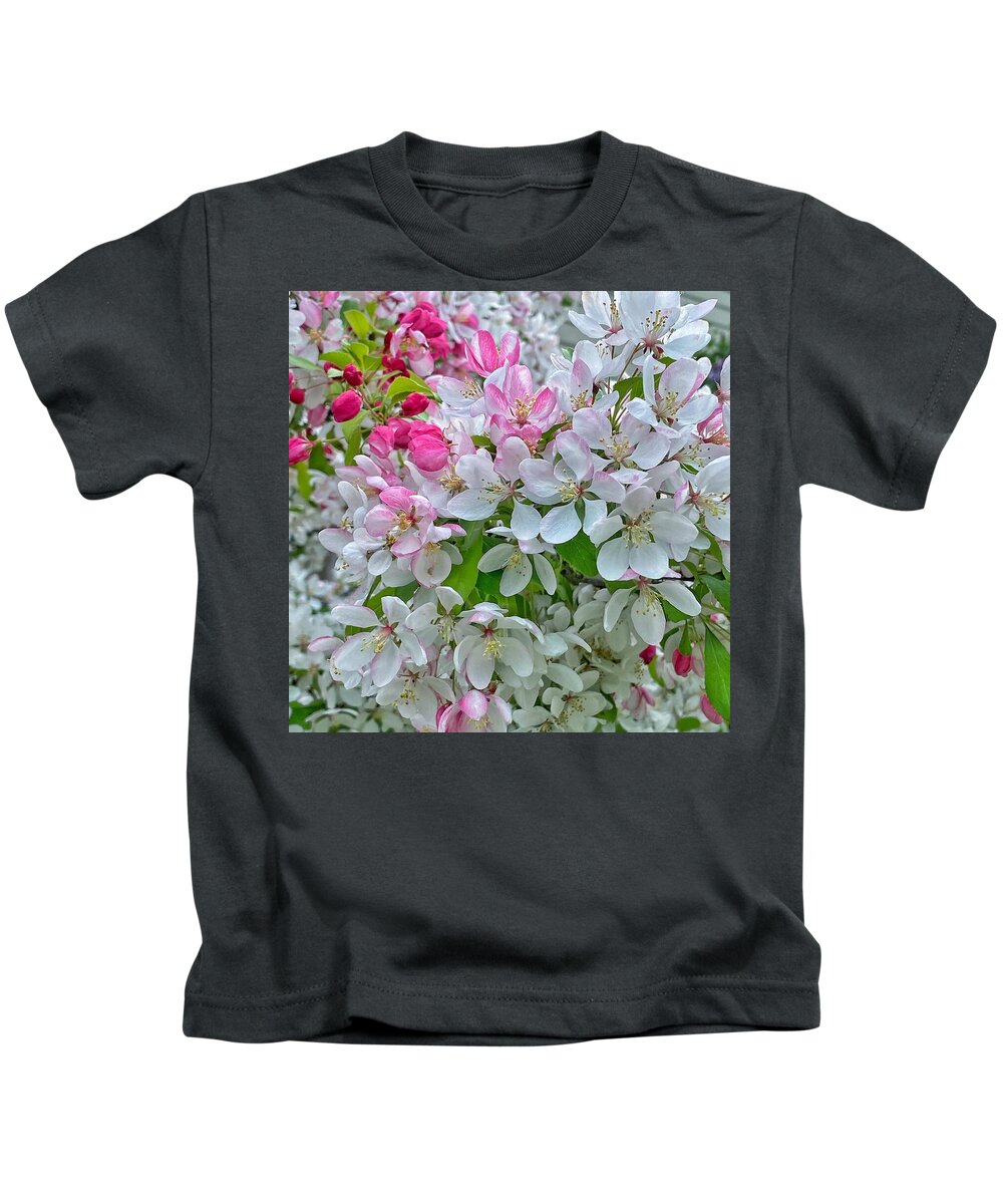 Tree Kids T-Shirt featuring the photograph Flowering Crabapple Tree by Jerry Abbott