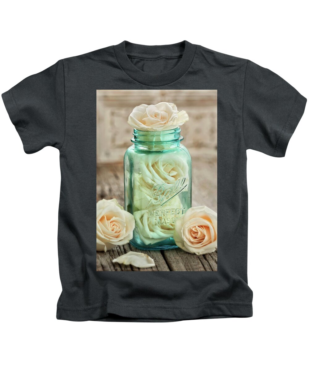 Flower Photographs Kids T-Shirt featuring the photograph Fragrant Petals 2 by John Rogers