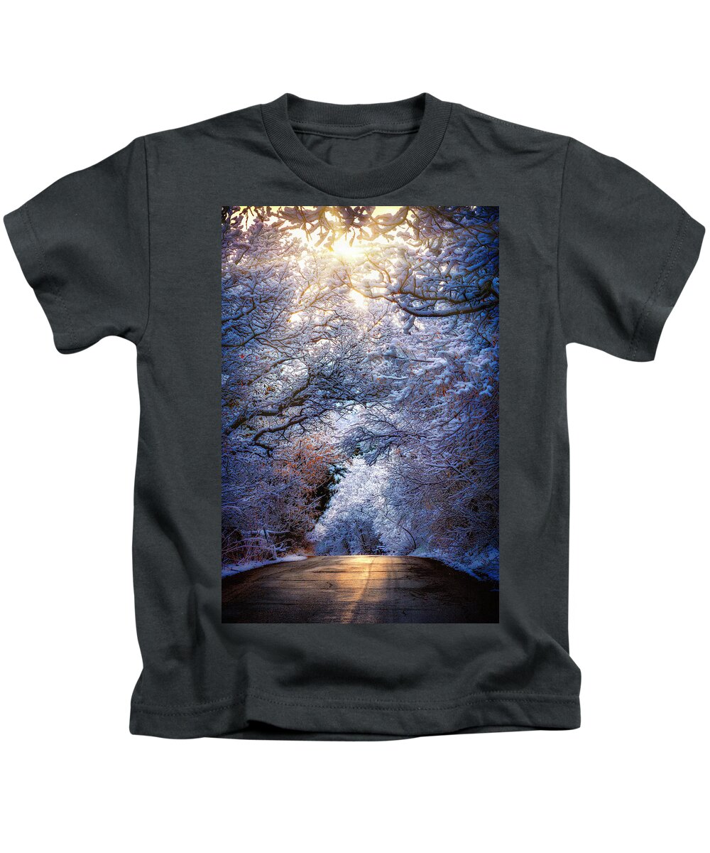 Frost Kids T-Shirt featuring the photograph Frosty Morning by Michael Ash
