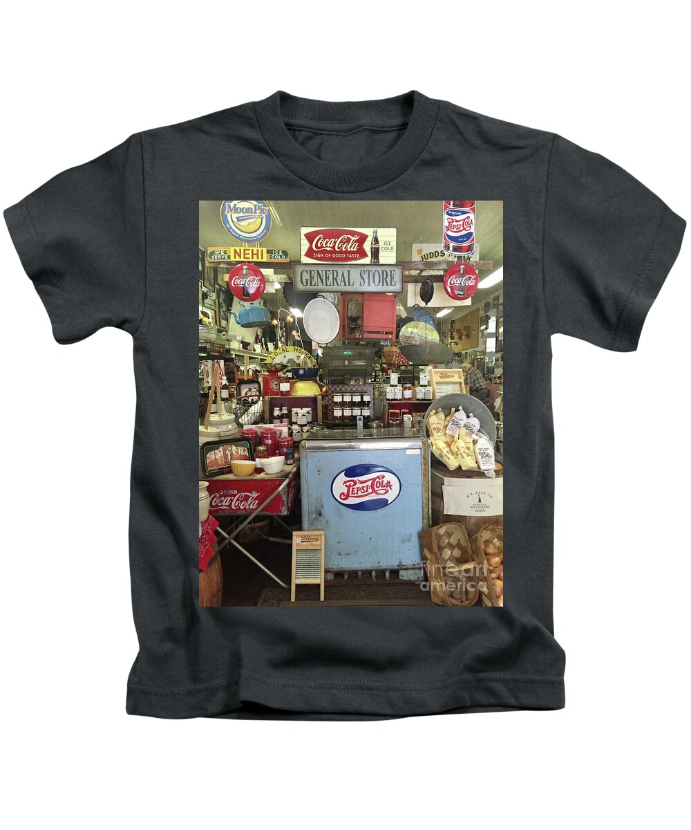 General Store Kids T-Shirt featuring the photograph General Store by Flavia Westerwelle