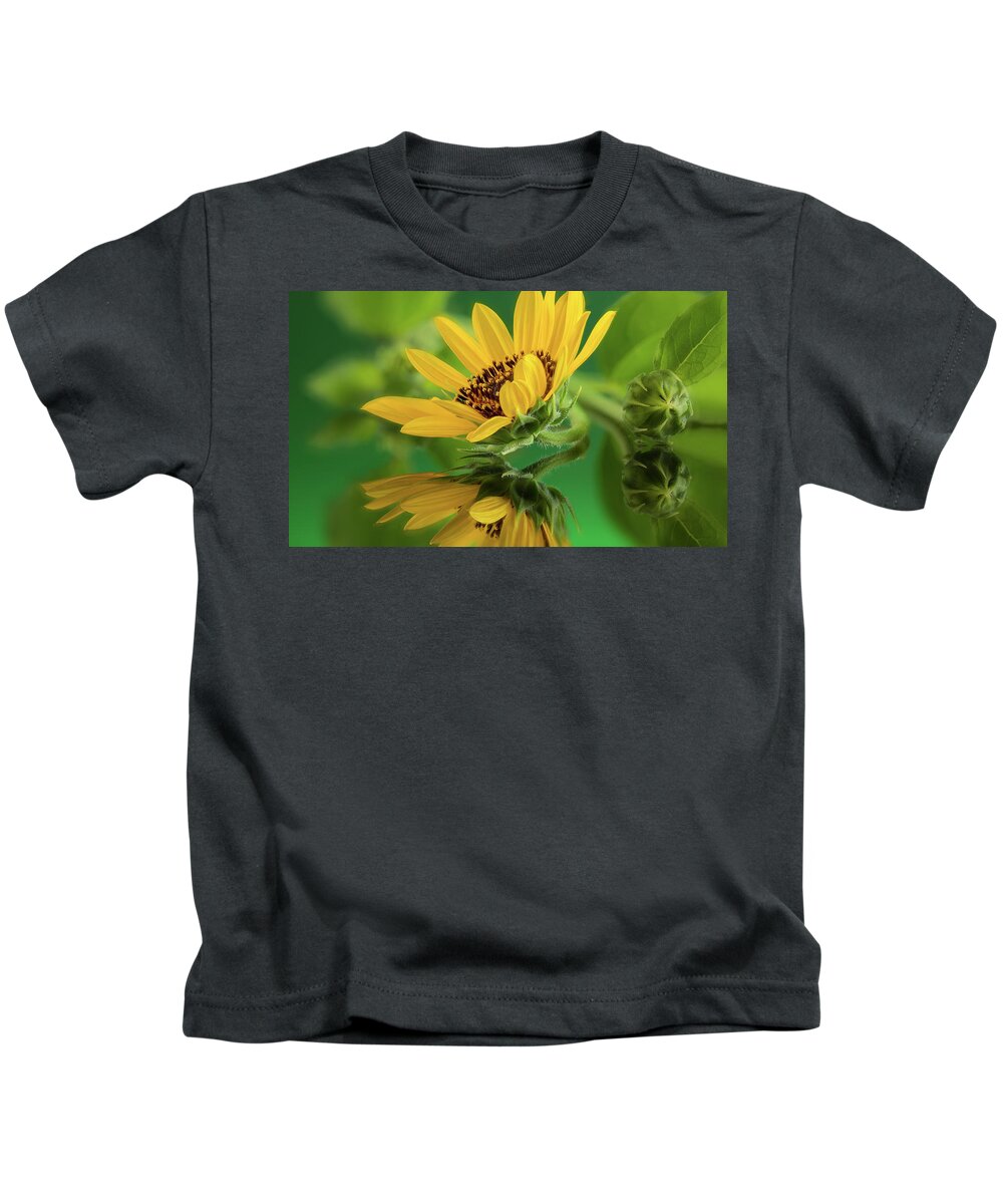 Sunflower Kids T-Shirt featuring the photograph Good Morning Sunshine by John Rogers