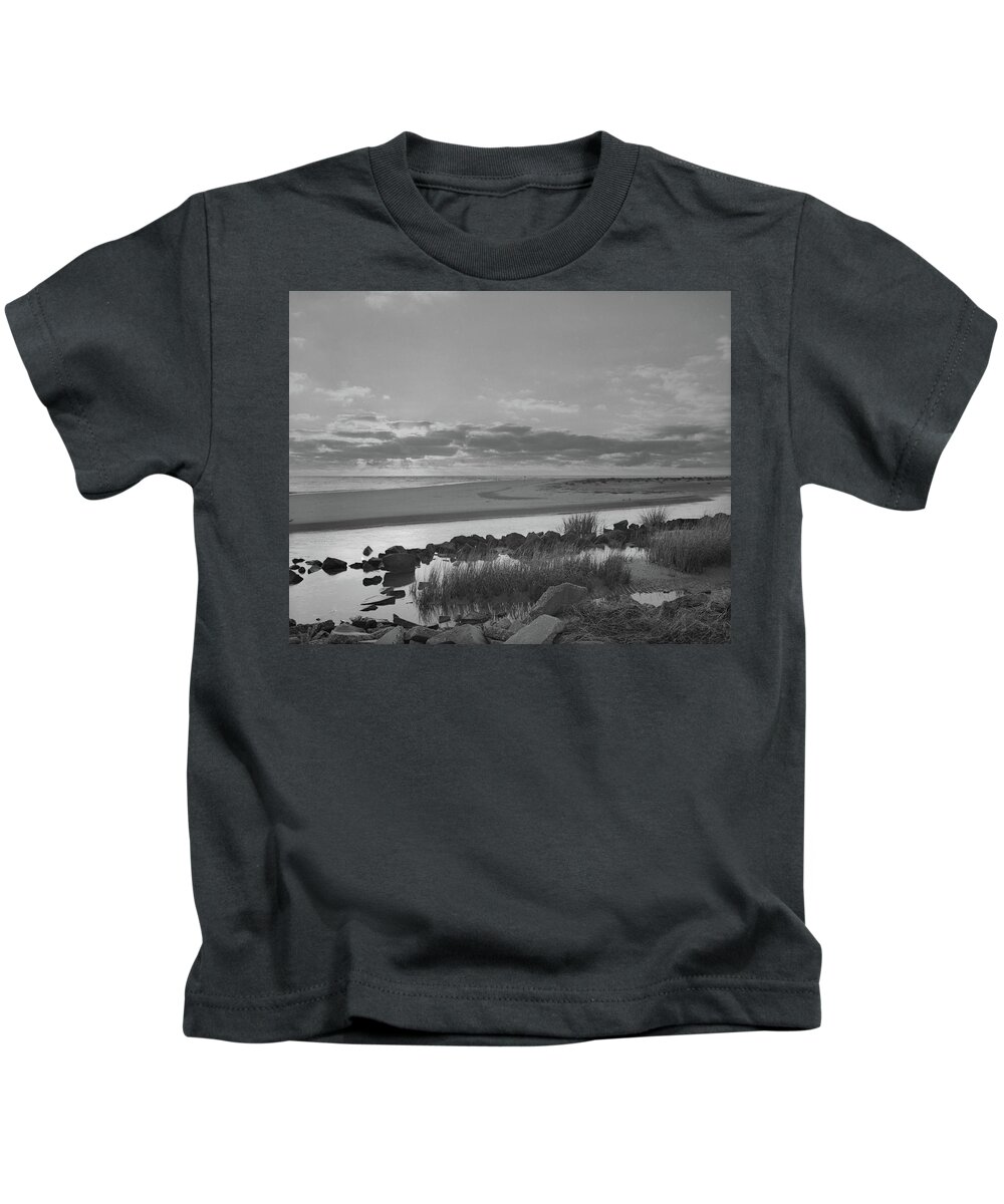 Atlantic Ocean Kids T-Shirt featuring the photograph Gould's Inlet at dawn, St. Simons Island by John Simmons