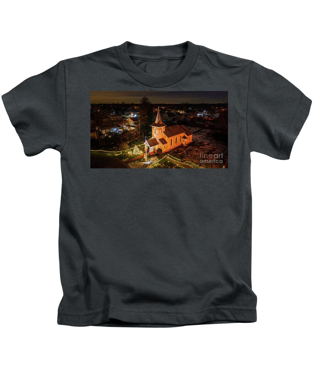Church Kids T-Shirt featuring the photograph Historic Old Grace Church by Sean Mills