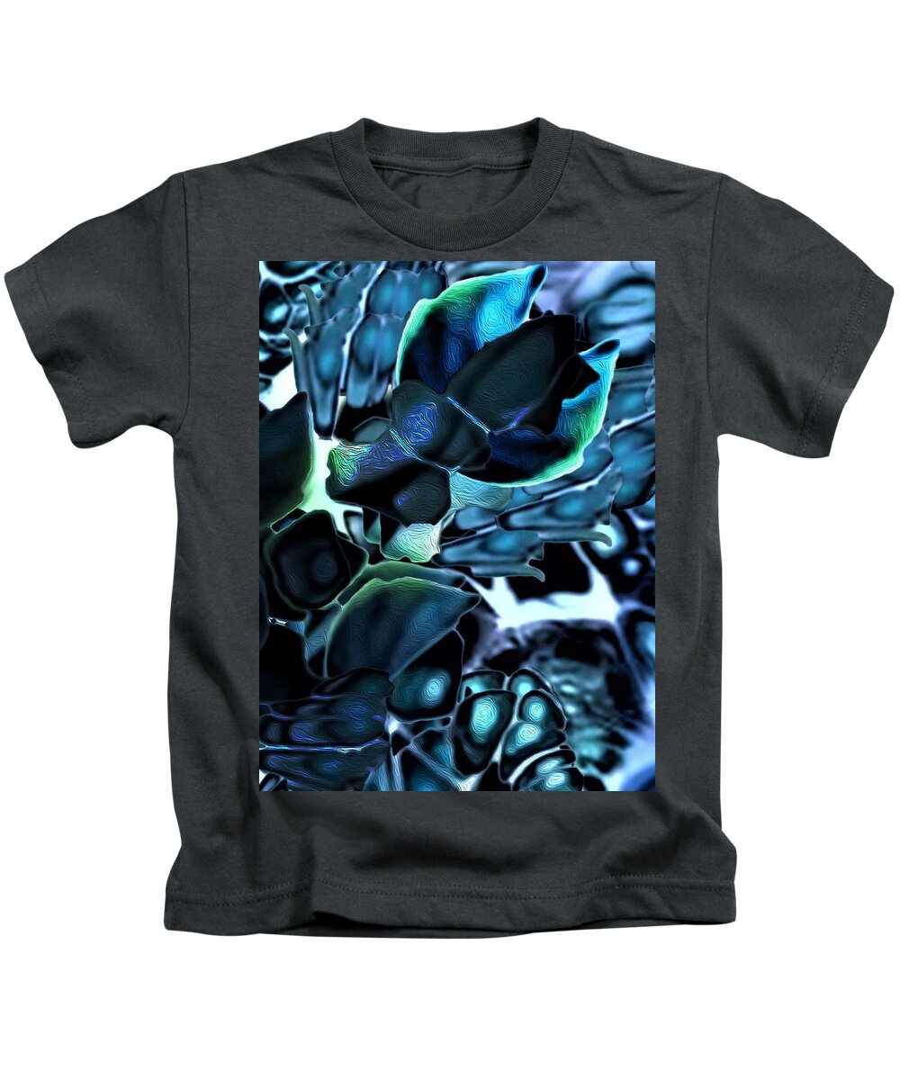 Abstract Art Kids T-Shirt featuring the digital art Hive Expressions by Aldane Wynter